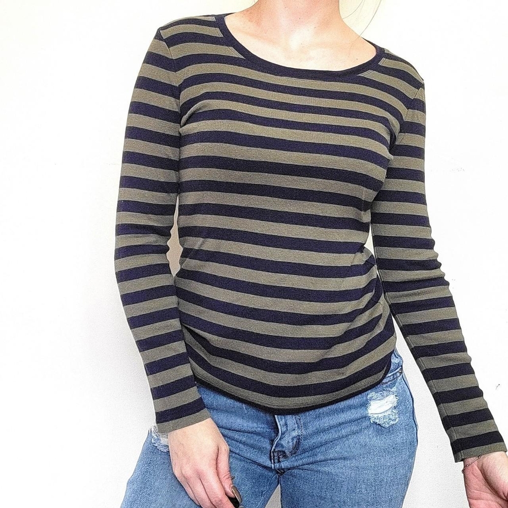 Striped Long Sleeve Top